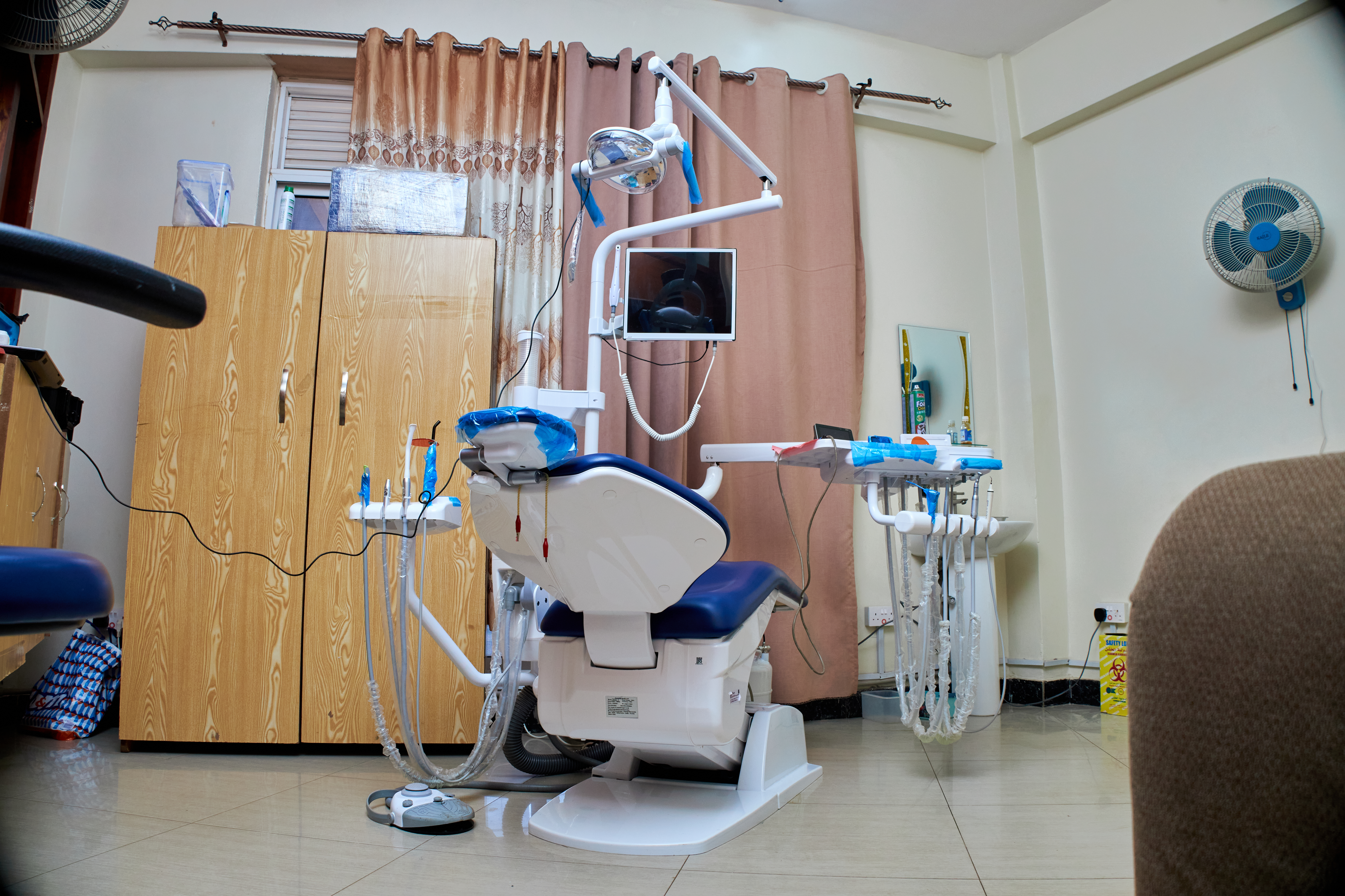 Happy dental patient